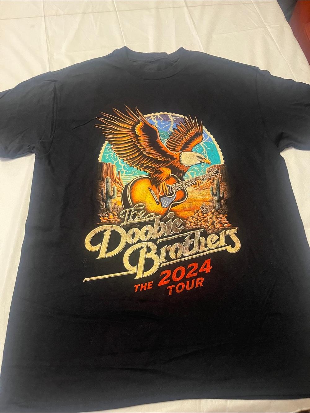 Black 2024 Tour Graphic Short-Sleeve Tee